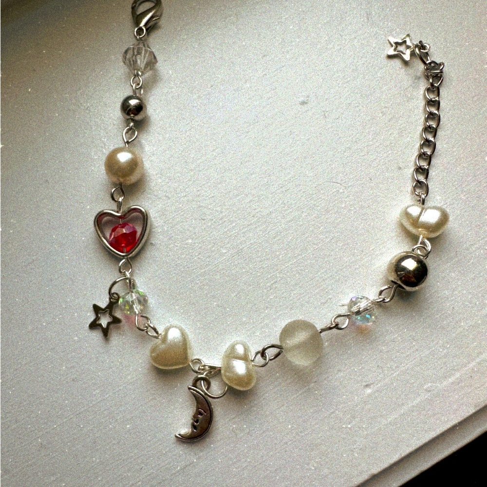 Y2k bracelet moon
